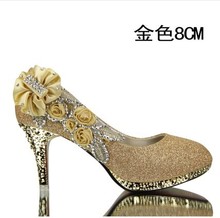 prom heels wedding shoes women high heels crystal summer dress Wedding shoes woman platforms silver rhinestone
