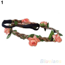 Boho Style Floral Flower Women Girls Hairband Headbands Festival Party Wedding 11LB