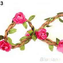 Boho Style Floral Flower Women Girls Hairband Headbands Festival Party Wedding 11LB