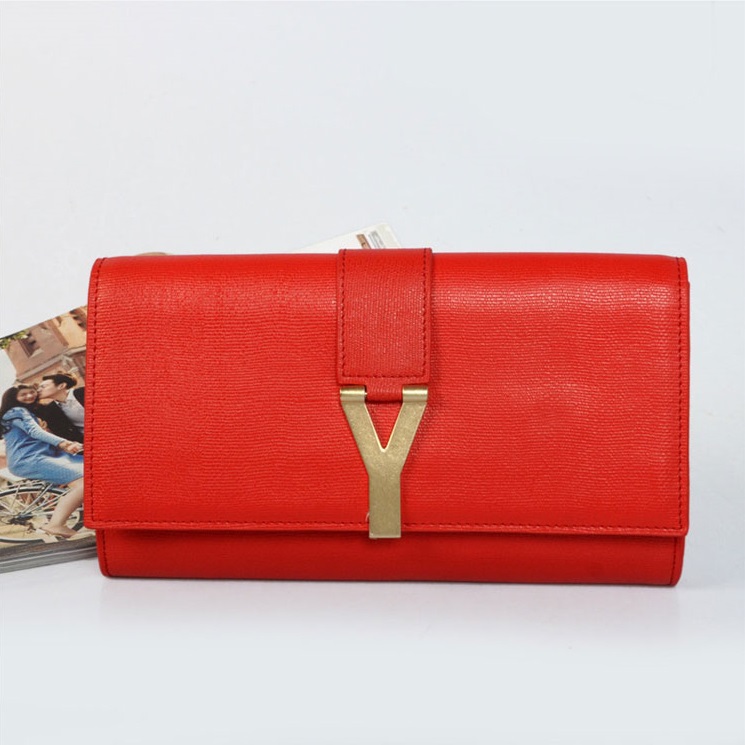 new 2014 Y Wallet purses genuine leather women famous brands brandwomen travel money clip designer high