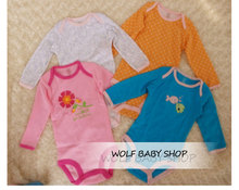 5pieces lot long Sleeved Baby Infant cartoon bodysuits for boys girls jumpsuits Clothing 2014 new free