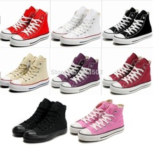 Drop Shipping Free Shipping New arrival canvas men and women unisex sneakers shoes multi colors top quality shoes high low top