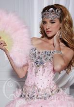 Hot Princess Ball Gowns Sweetheart Pink Long Ruched Organza Crystal Quinceanera Dresses Lace Up Fashion Prom