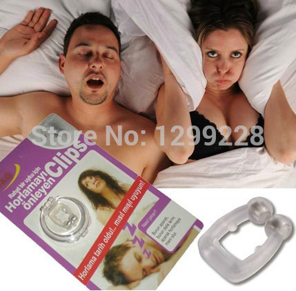 10pcs Magnet Silicone Snore Free Nose Clip Silicone Anti Snoring Aid Sleep Snoring Snore Stopper Health