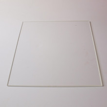 Borosilicate Glass plate for Reprap 3D Printer MK heating bed Rectangular 200 * 214* 3mm Boro Glass free shipping