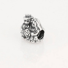 Authentic 925 Sterling Silver Bride Groom Charm Fits European Pandora Charm Bracelets Bangles