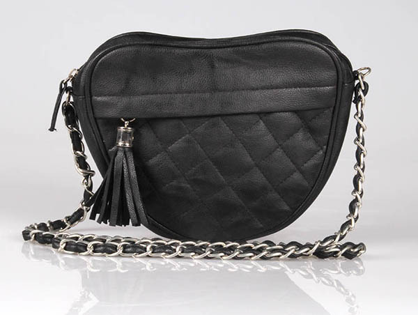 Women black chains bag Plaid chains shoulder bag New arrival clutch bag High Quality With Chais