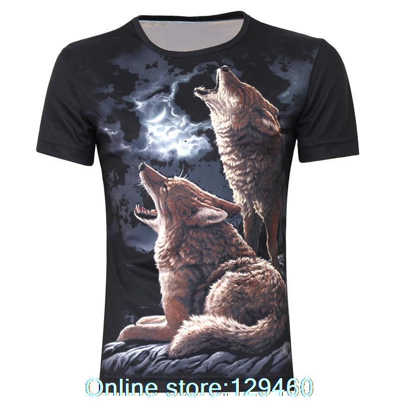 Holiday Wolf Christmas Shirt Size:Small　男性用