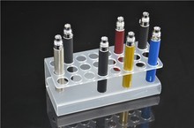 10PCS / LOT DHL 100% Acrylic Display Stand for E-Cigarett 24 pcs capacity for ego and EVOD