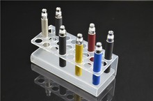 10PCS LOT DHL 100 Acrylic Display Stand for E Cigarett 24 pcs capacity for ego and