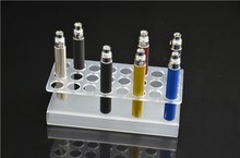 10PCS LOT DHL 100 Acrylic Display Stand for E Cigarett 24 pcs capacity for ego and