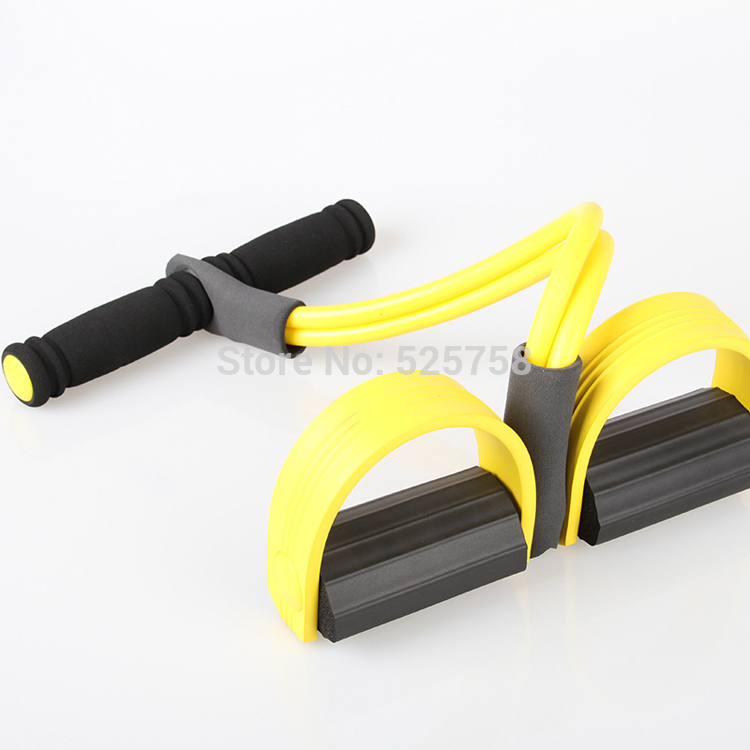 Free shipping Yellow Rubber Stretching Pull up Body Trimmer Exerciser