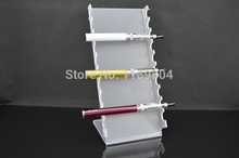 GOOD Acrylic Display Stand for E-Cigarett fits L-style e cig stands side setting