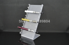 GOOD Acrylic Display Stand for E Cigarett fits L style e cig stands side setting
