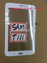20Pcs/Lot Original For Samsung T111 3G Touch Panel Screen T111 Digitizer Mobile Phone Parts Glass Lens ; DHL EMS Free Shipping
