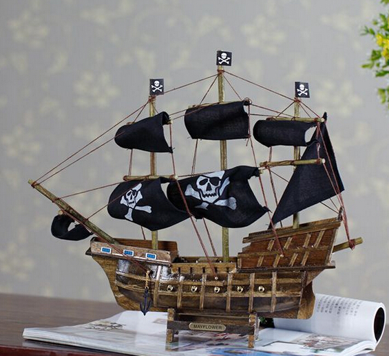 30cm Wooden china sail boat ships Wooden sailing craft model kit ...
