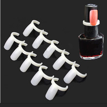 Free Shipping: 1Set/50pcs Polish Display Nail Polish UV Gel Display Rings Pops Natural False Practice Nail Art Ring