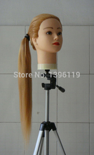free shiping80 Real hair 24 Hair Hairdressing Mannequin Head blone hair can dry marecl dye for