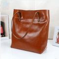 New 2015 Fashion Brand Genuine Leather Bag Solid Women Shoulder Bag