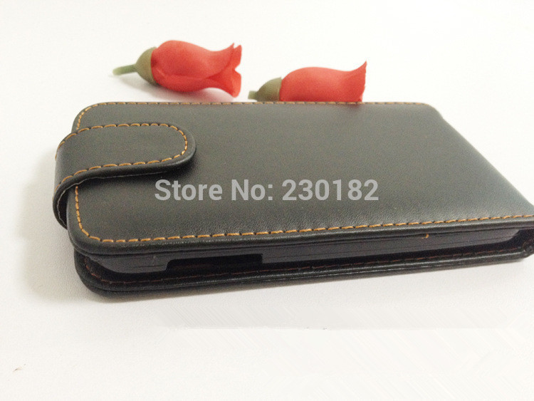 Free Shipping High Quality leather case Up Down Open Cover Case For Lenovo A859 Phone