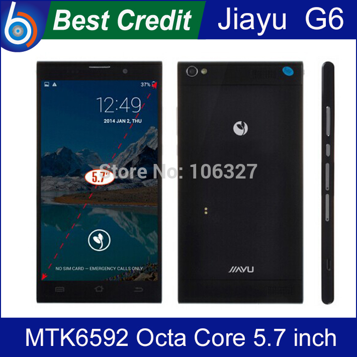 In stock Original Jiayu G6 MTK6592 Octa Core 5 7 Gorilla Glass FHD Screen 1920 1080P