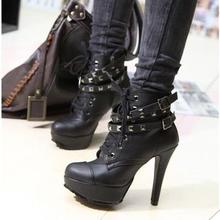Girl country, 2014 new high heels. Sexy fashion women’s shoes. Fine with buckles high-heeled boots boots and shoes