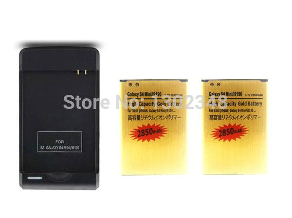 2 x 2850    -  Batteria  Batterij +     Samsung Galaxy S4 Mini I9190