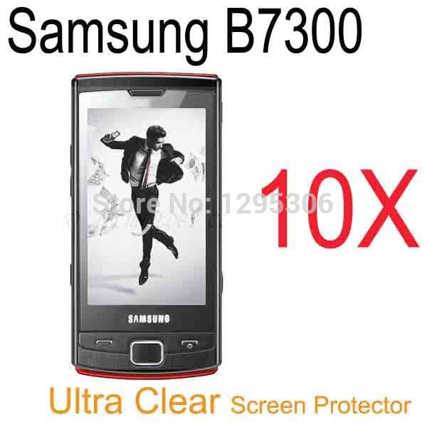 10pcs mtk6592 octa core Samsung B7300 Screen Protector Ultra Clear LCD Screen Protective Film Cover Guard