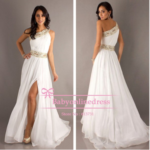 ... -Side-Slit-Crystal-Beaded-Gold-Belt-Long-White-Prom-Dresses-2014.jpg