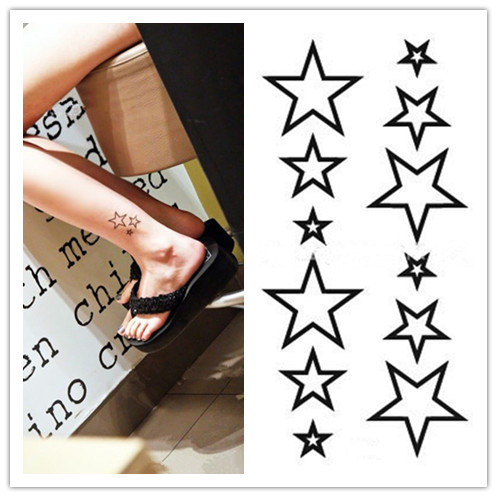 stars stencils tattoos design