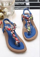 New 2014 women s sandals Dichotomanthes bottom toe flat sandals T metal chain satin decorative pinch