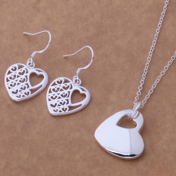 wholesale-free-shipping-925-silver-Fashion-jewelry-necklace-earrings ...