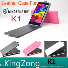 1pcs 2014 New Luxury Flip Genuine Real Leather Case Cover KINGZONG K1 MTK6592 2G RAM Octa core Original Mobile Phone Bag