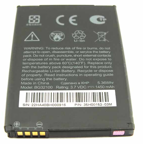 retail BG32100 battery for HTC G11 G12 Incredible S S710E PG32130 S710D 