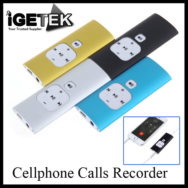 Cellphone Calls Recorder Dictaphone Voice Recording for iPhone Samsung Smartphone Playback MP3 Player