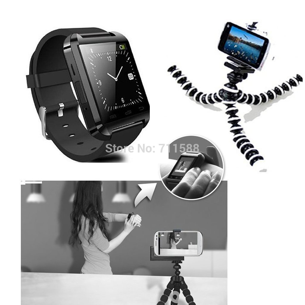 Bluetooth Watch Smart WristWatches U8 U Watch for iPhone Samsung HTC Android Smartphones anti lost Retractable