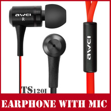 Brand ZT120i In Ear Smart Phone Earphone With Mic High Quality Metal Microphone Headphone Headset For Music and Calls