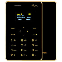 MOOC X5 Card Mobile Phone 4.5mm Ultra Thin Pocket Mini Phone Dual Band Low Radiation AIEK M5 AIEK X5
