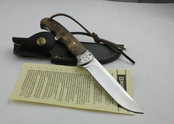 Hot Sale Oem Browning Shadow Wood Hunting Knife Camping tool Survival Knife Outdoor Free Shipping