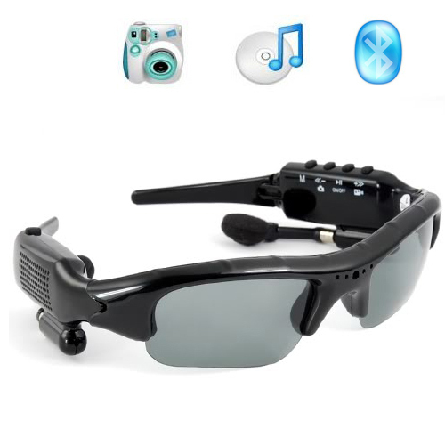 1 3MAGE Black Sunglasses Camera Bluetooth 8GB Sunglasses Mp3 Photo Taking Video Taking Hot Selling Free