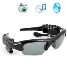 1.3MAGE Black Sunglasses Camera Mp3 Photo Taking Video Taking Bluetooth 8GB Sunglasses