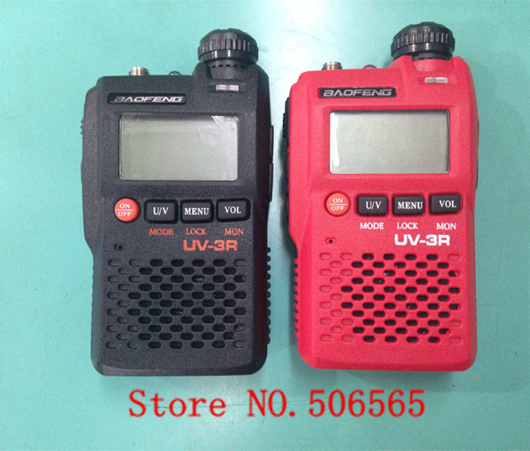 Mini two way radio walkie talkie Baofeng BF UV3R VHF UHF Dual band FM radio Freeshipping