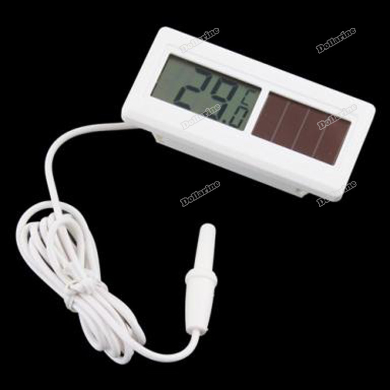 Купить dollarine lcd цифровой термометр тепловой датчик солнечной ...