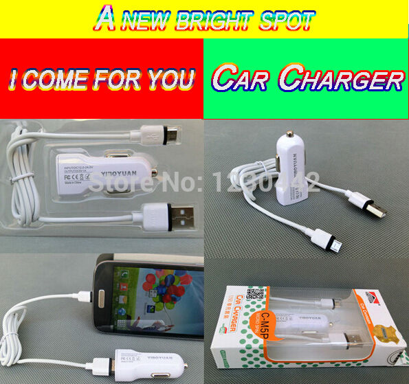 Free shipping USB Car Charger for THL T100S MTK6592 Octa Core 5 0 YiBoYuan High quality