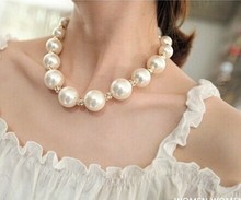 Big pearl necklace women jewelry/fashion necklaces for women 2014/colar perola/nacklace/collares mujer/colares femininos/neclace