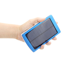 ACOSUN 10000mAh Solar Power USB Charger for iPhone i Pad Samsung Smartphones Blue