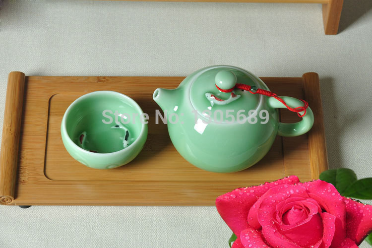 Chinese collection High quality pottery boutique porcelain tea set tea pot tea cup chinese gift free