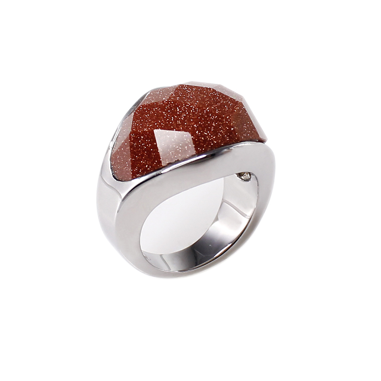 OL brightly colored resin casting titanium steel rings white gold ring ...