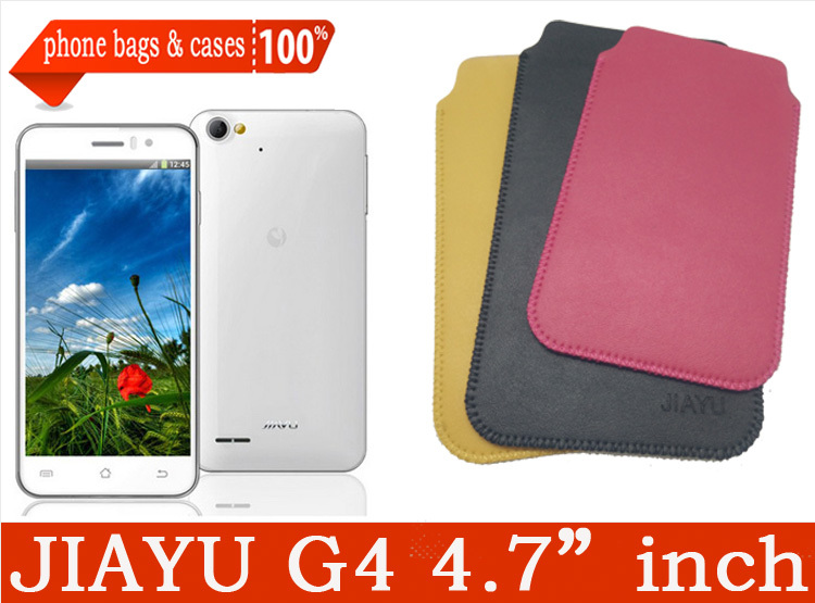 5 Colors Case JIAYU G4 G4C G4S MTK6592 Octa Core microfiber Leather Case cover for jiayu