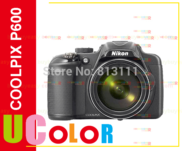 Original New Nikon COOLPIX P600 16 1MP 60X Zoom Digital Camera BLACK